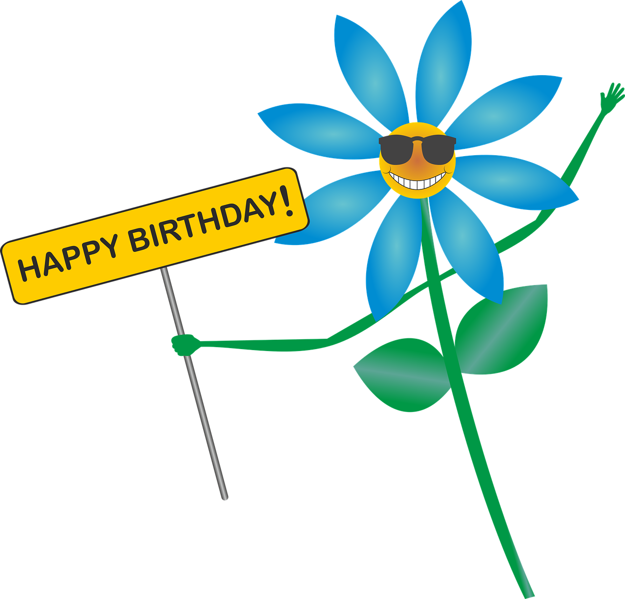 Happy Birthday Birthday Greeting - Transparent Happy Birthday Clipart (1280x1227), Png Download