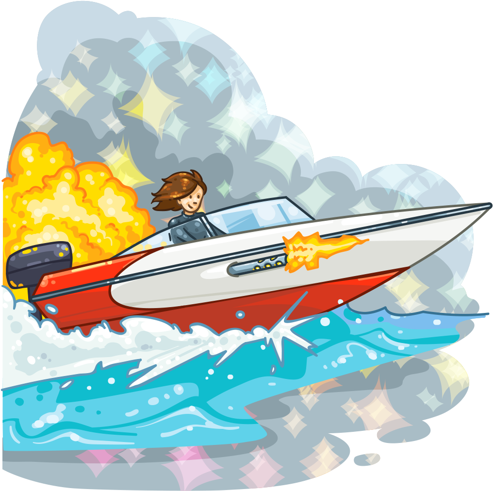 Find Near Me - Speedboat Clipart (1024x1024), Png Download