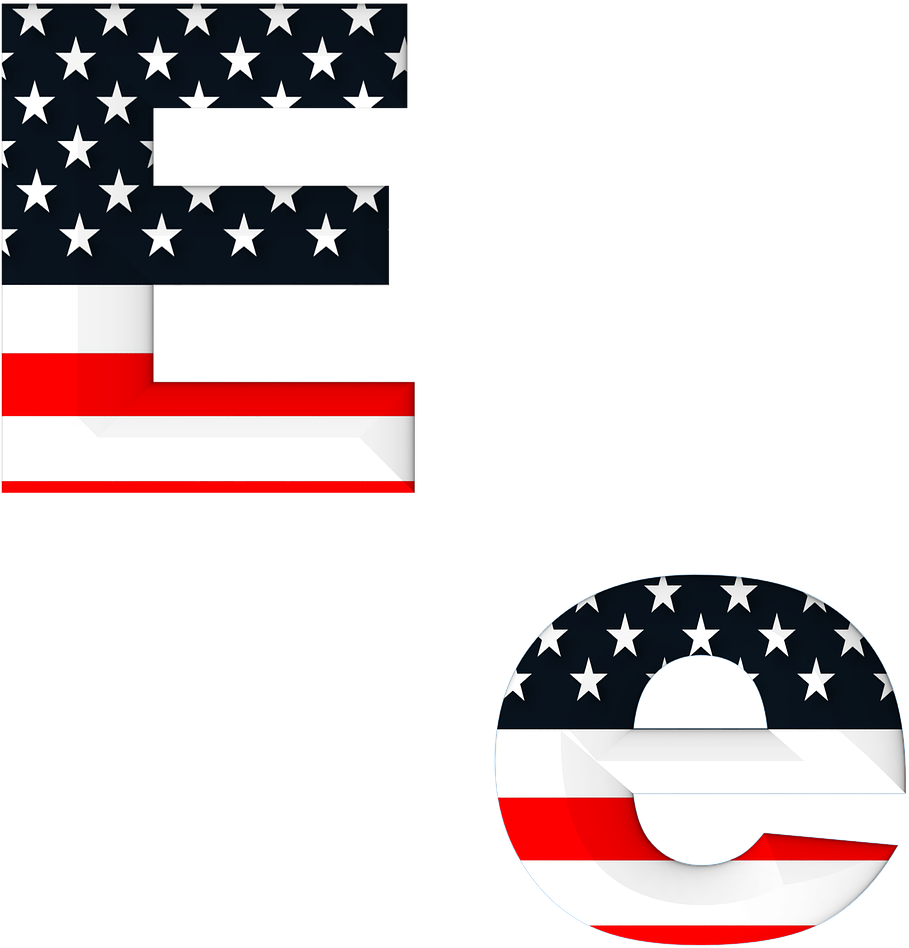 Transparent America Flag Letters Png Clipart (997x1280), Png Download