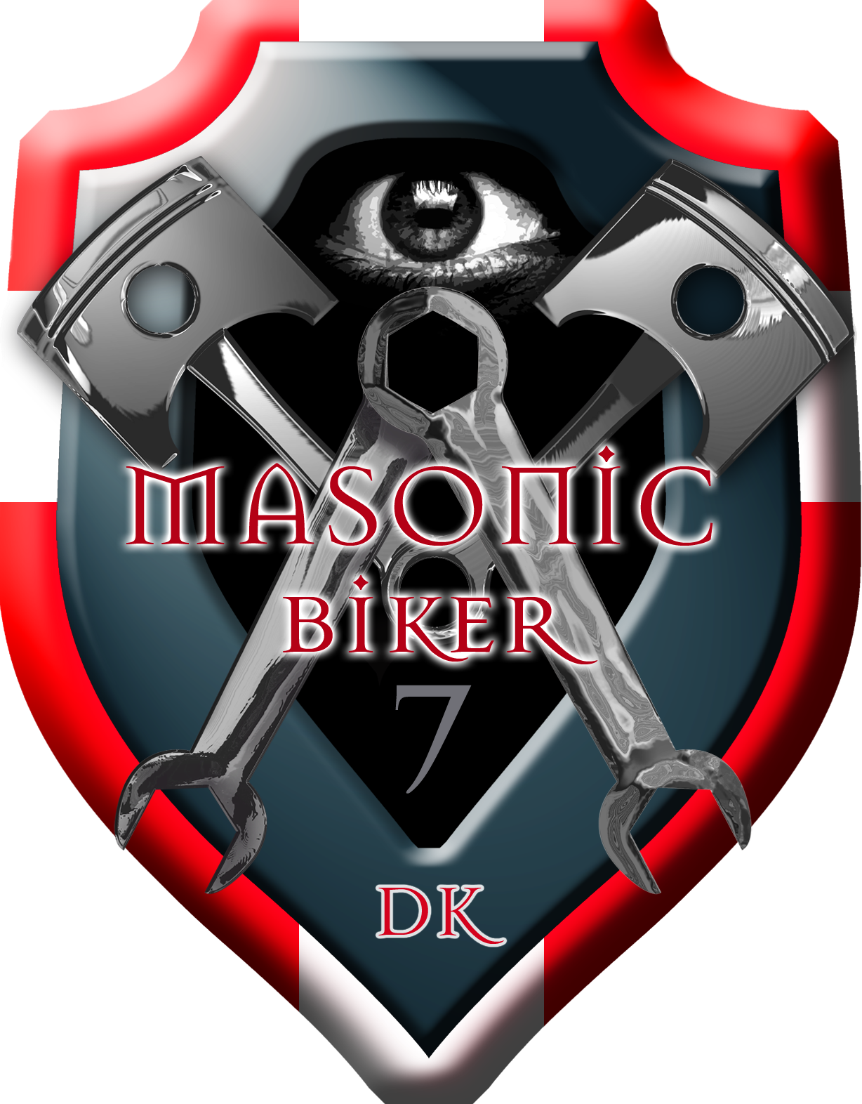 Masonic Biker Danmark Freemason On Motorcycles - Masonic Biker Clipart (1228x1572), Png Download