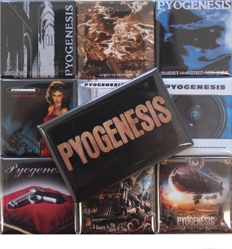 Pyogenesis Fridge Magnet Set 'discography' - Album Cover Clipart (1000x1000), Png Download