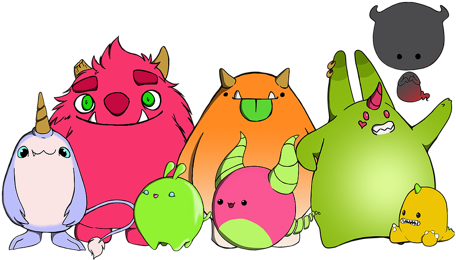 Lil' Monster Homies Copy Clipart (960x621), Png Download