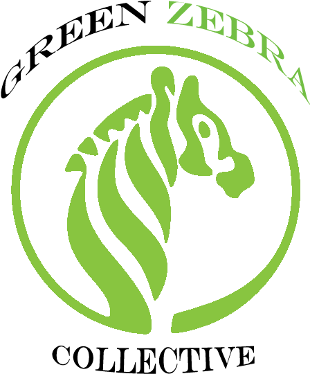 Logo Design By Sahannc89 For Green Zebra Collective - Zebra Vector Clipart (1200x1000), Png Download