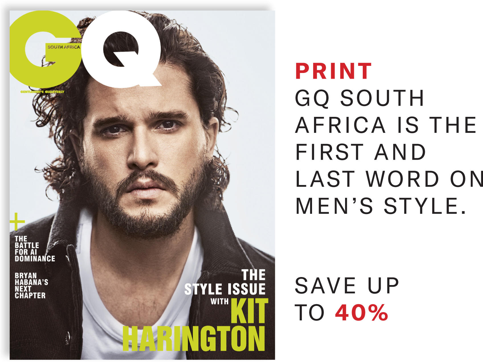 Gq South Africa Is The First And Last Word On Men's - Gq Clipart (1811x1307), Png Download
