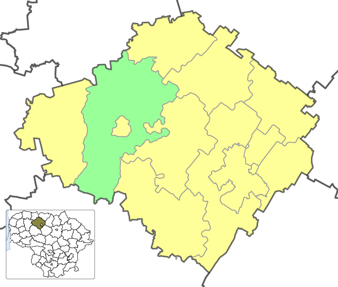 Map Kursenu Kaimiskoji Seniunija , 2007 Feb 15 - Atlas Clipart (694x589), Png Download