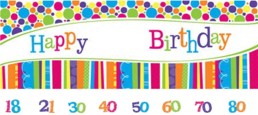 Birthday Flags Png - Happy Birthday Banners Png Clipart (898x401), Png Download