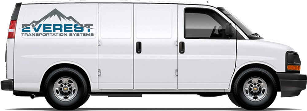 White Chevy Express Van Clipart (1000x530), Png Download