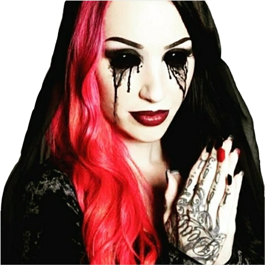 #girl Praying - Ash Costello Dark Clipart (1024x1024), Png Download