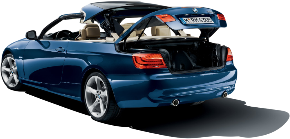 Bmw 3-series W Trunk Open Hq - Bmw Clipart (1000x479), Png Download