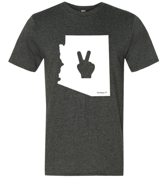 Arizona Peace Sign T - Active Shirt Clipart (600x600), Png Download