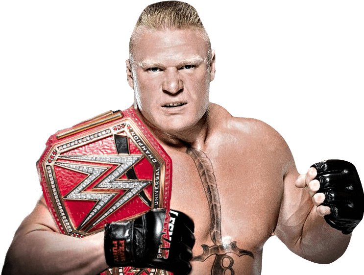 Wwe Universal Champion - Wwe Brock Lesnar 2018 Universal Championship Clipart (743x561), Png Download