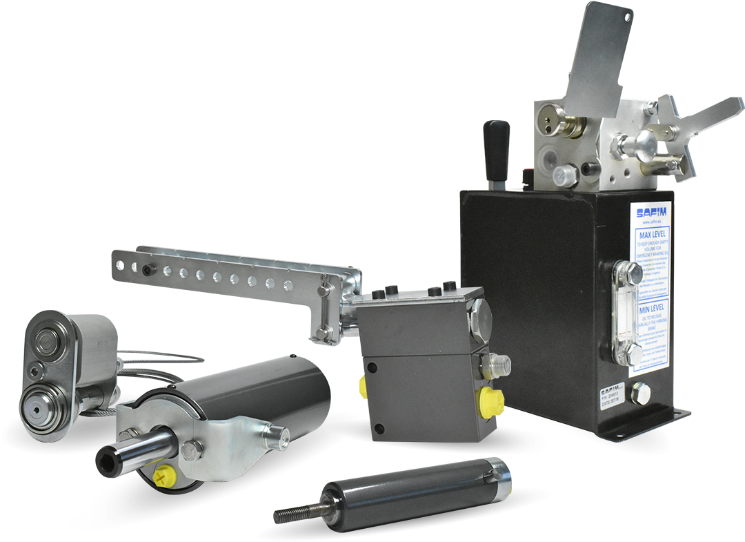 Trailer Braking System Double Line “european Type” - Machine Tool Clipart (1163x854), Png Download