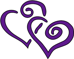 Double Hearts Wedding Png - Hearts Clip Art Transparent Png (600x600), Png Download