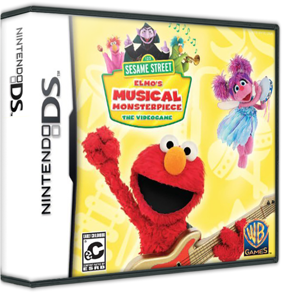 Sesame Street - Sesame Street Nintendo Ds Clipart (587x598), Png Download