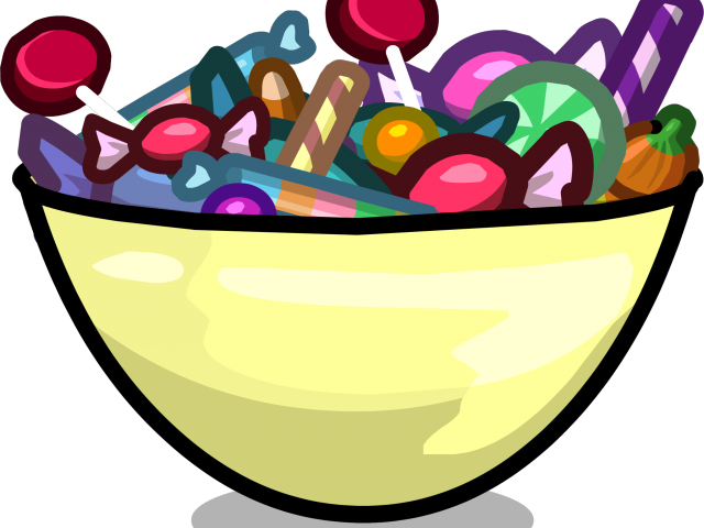 Candy Bar Clipart Candy Dish - Candy Bowl Clip Art - Png Download (640x480), Png Download