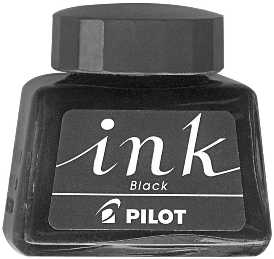 Ink Png Image - Black Ink Bottle Clipart (1280x1280), Png Download