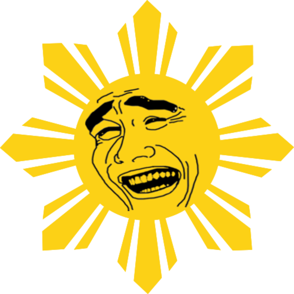 Yao Ming Face / Bitch Please - Vector Philippine Sun Png Clipart (600x600), Png Download
