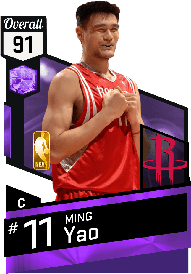 Ming Yao - Marquese Chriss Nba 2k17 Clipart (651x941), Png Download