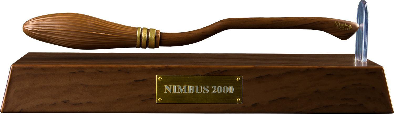 Harry - Harry Potter Levitating Broomstick Pen Clipart (1500x437), Png Download