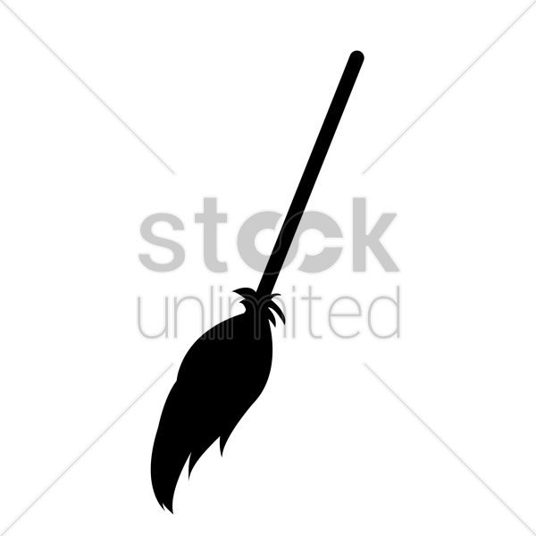 Broom Vector Harry Potter - Witch Broom Vector Clipart (600x600), Png Download