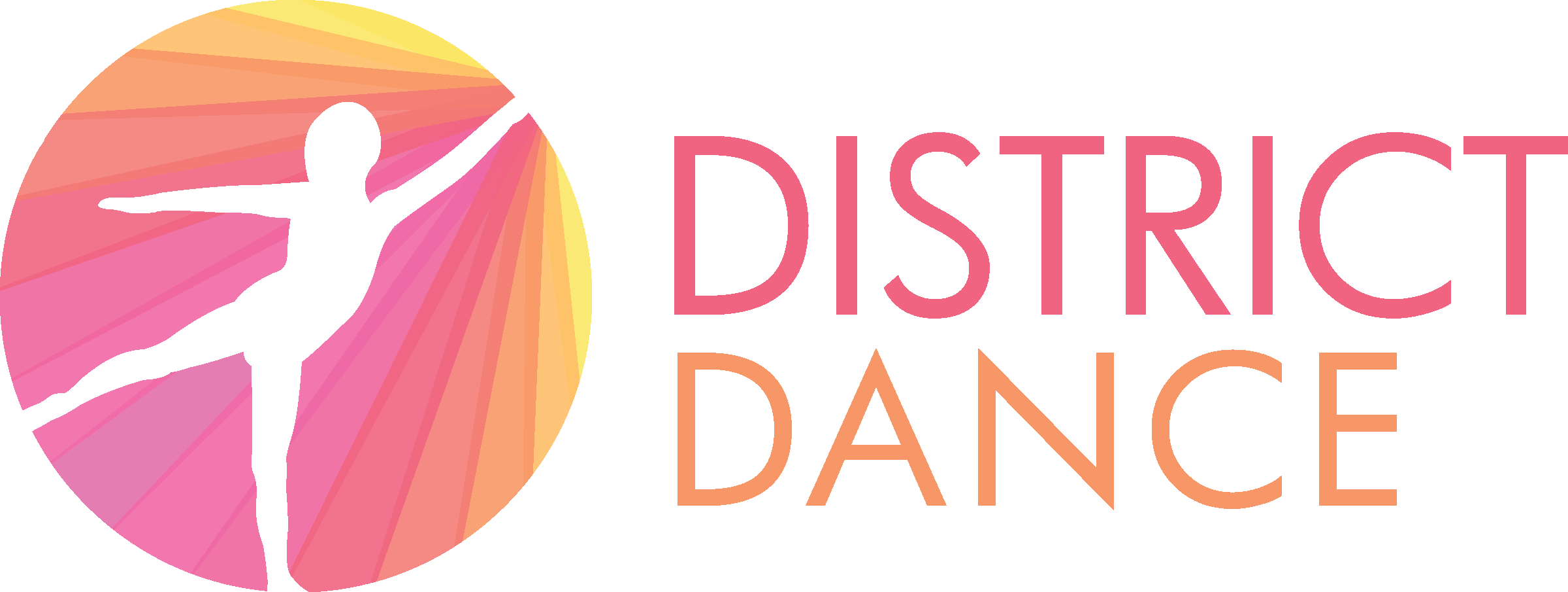 Contact District Dance - Graphic Design Clipart (2400x905), Png Download