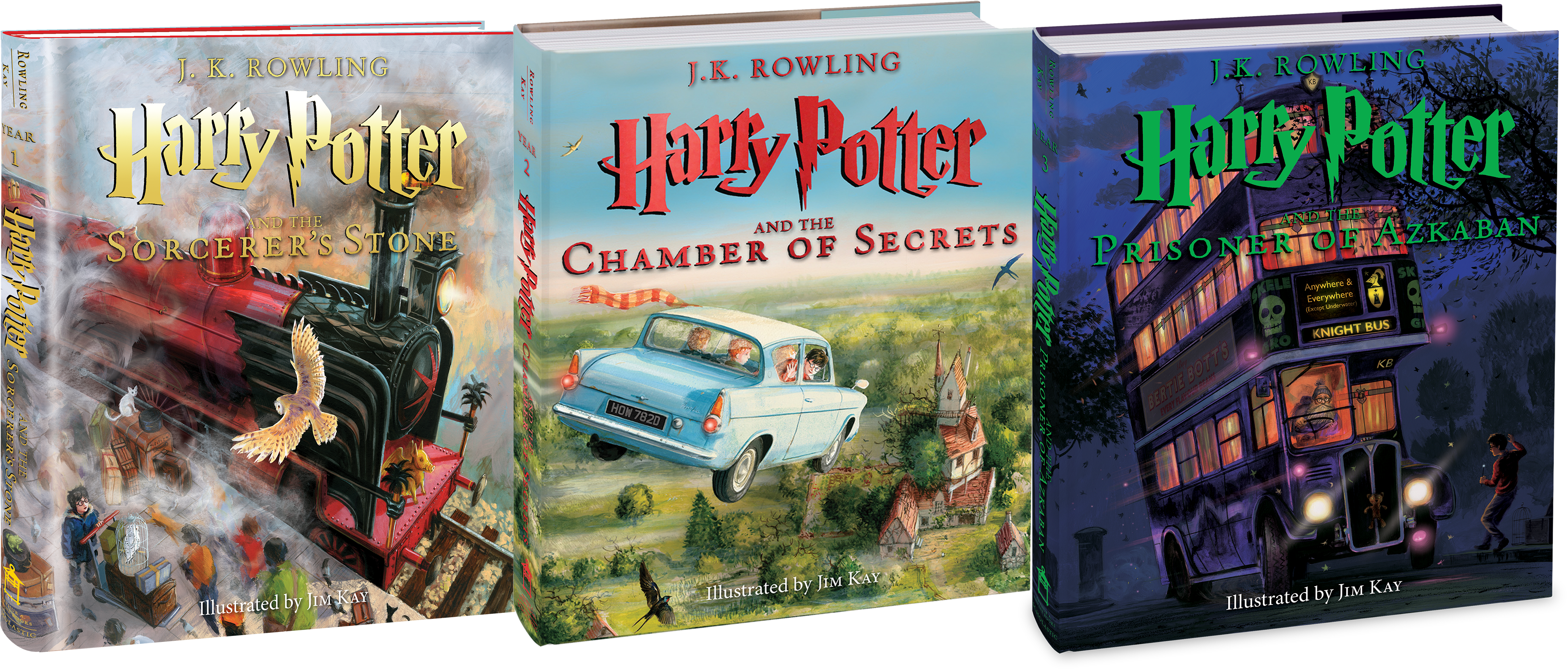 Illustrated Editions - Harry Potter And The Goblet Of Fire Illustrated Clipart (4033x1934), Png Download
