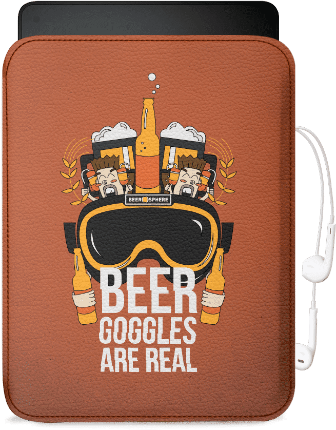 Dailyobjects Beer Goggles Real Real Leather Sleeve - Crest Clipart (900x900), Png Download