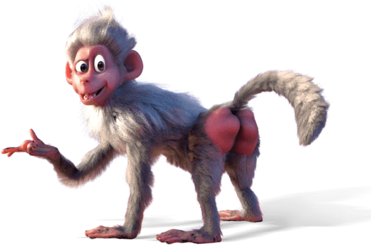 02 - Spider Monkey Clipart (750x634), Png Download