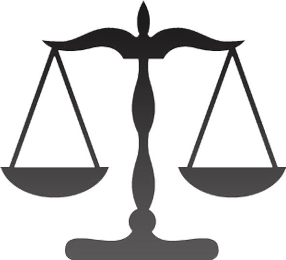 Lawyer Vector Law Scale - Scales Of Justice Clip Art - Png Download (594x594), Png Download