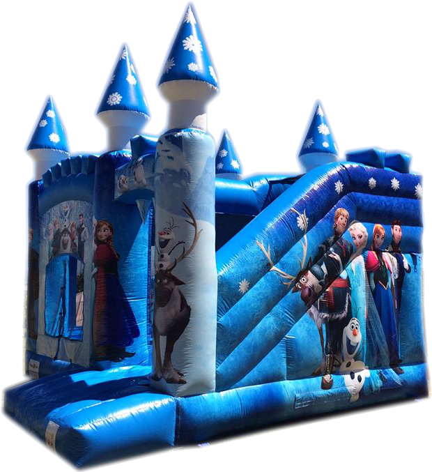 Frozen Bouncy Castle Auckland Clipart (620x677), Png Download