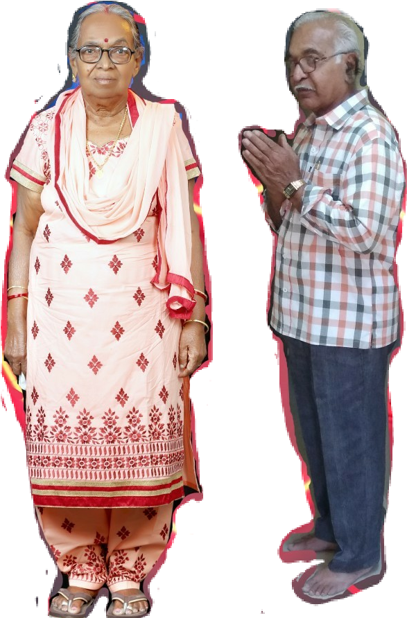 #old Couple - Senior Citizen Clipart (593x891), Png Download