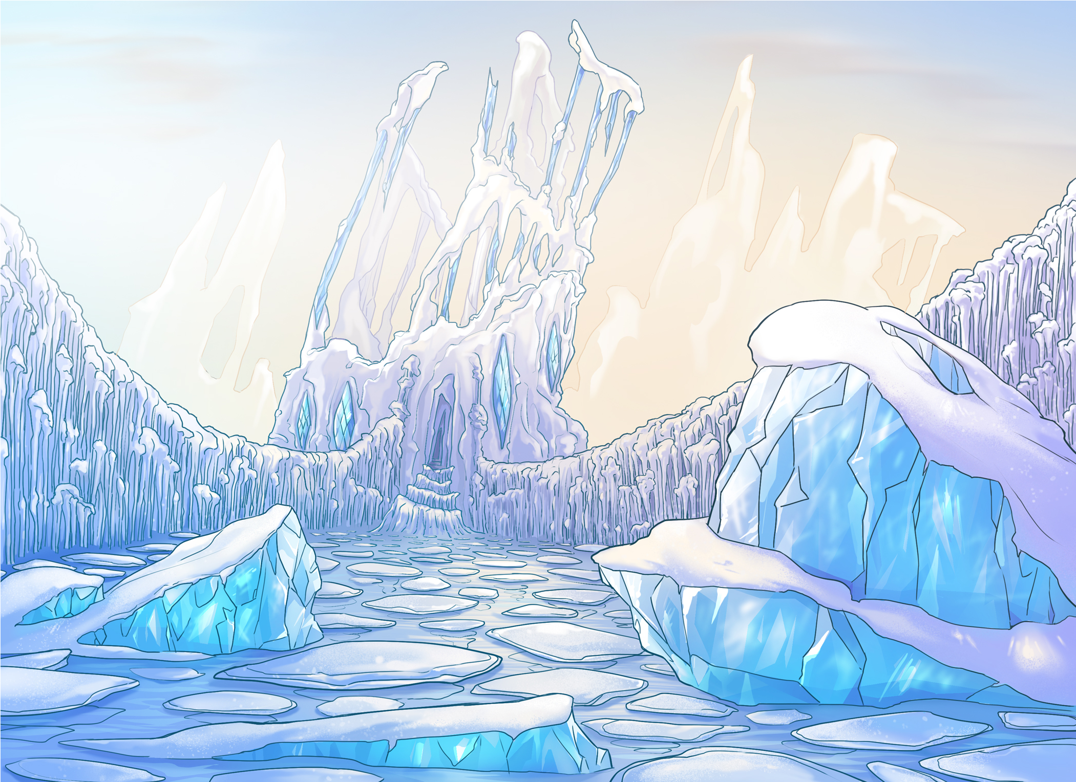 Iceberg Clipart (2100x2500), Png Download