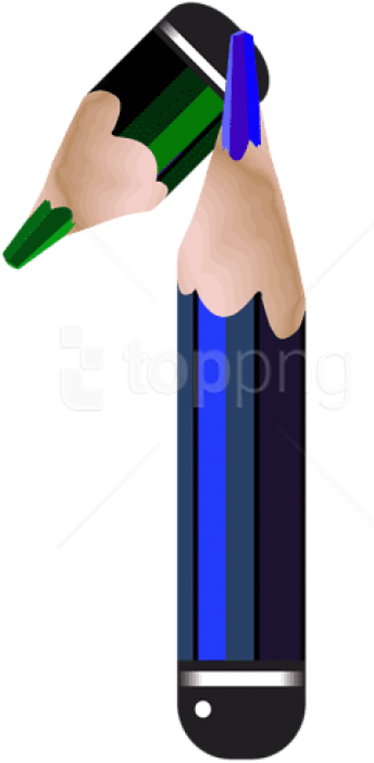 Free Png Download Pencil Number One Clipart Png Photo - Pencil Numbers Clipart Transparent Png (480x858), Png Download