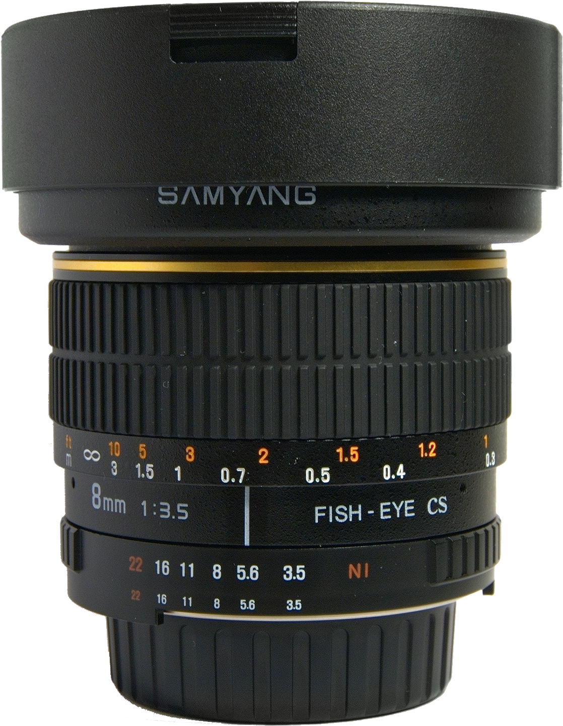 Samyang 8mm F3 - Canon Ef 75-300mm F/4-5.6 Iii Clipart (1254x1601), Png Download