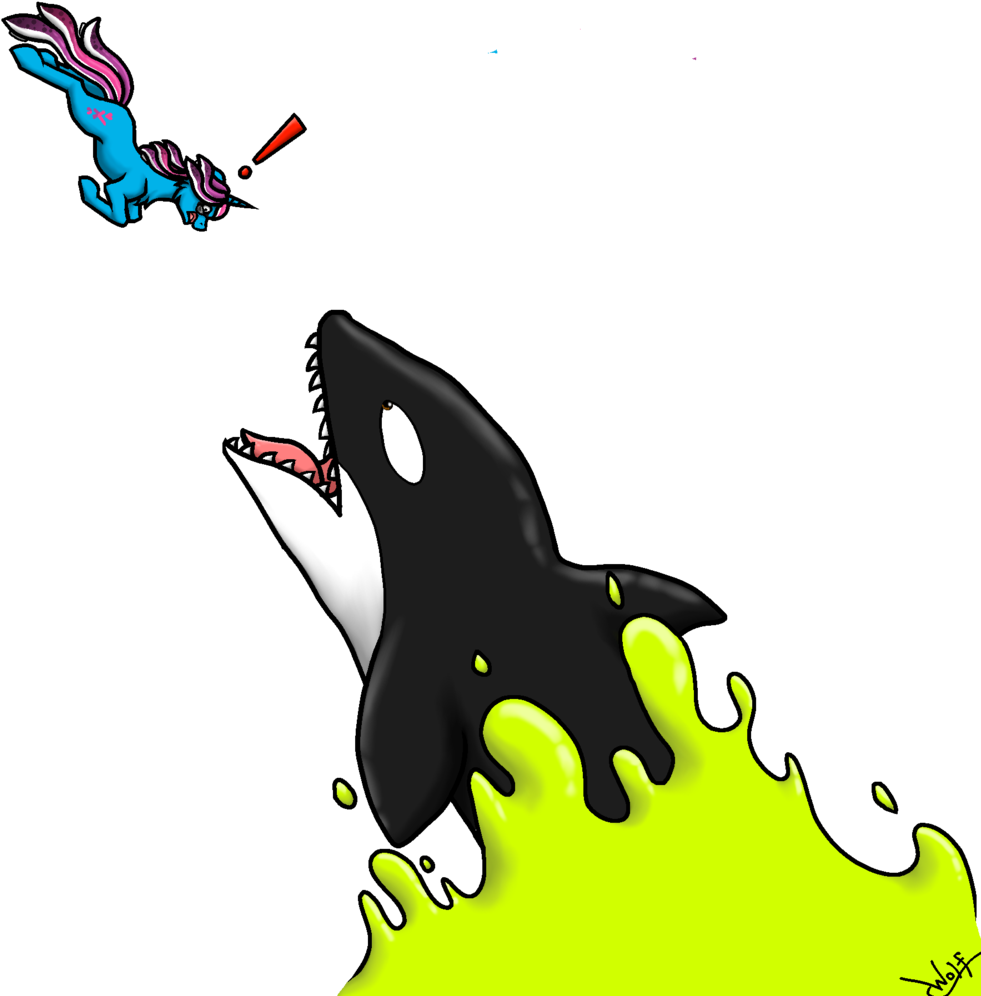 Mammal Clipart Baby Whale Killer Whale Drawing Png - Southern Resident Killer Whales Drawing Transparent Png (981x996), Png Download