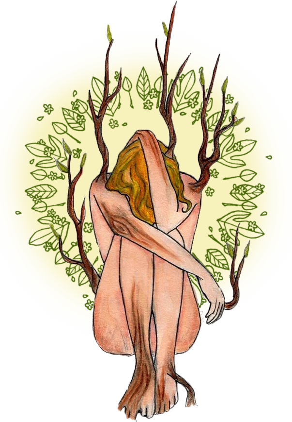 Laying Down Roots - Illustration Clipart (603x869), Png Download