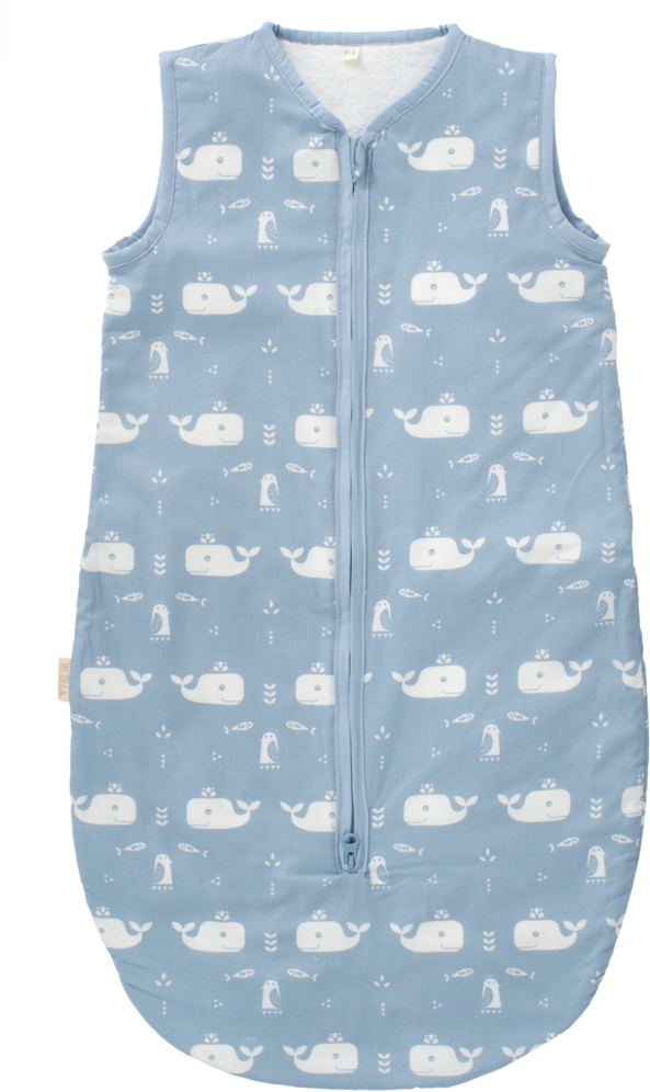 Slaapzak Gevoerd Whale Blue Fog - Sweater Vest Clipart (593x996), Png Download