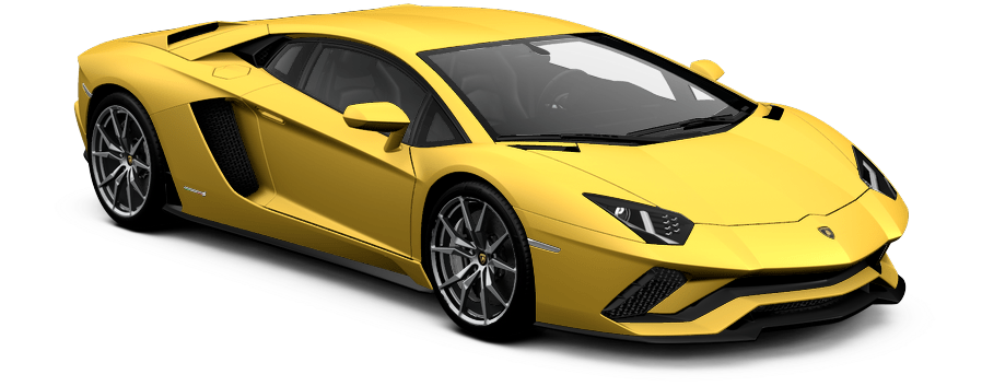 Featured Vehicle Aventador S O - Lamborghini Aventador Yellow Png Clipart (905x352), Png Download