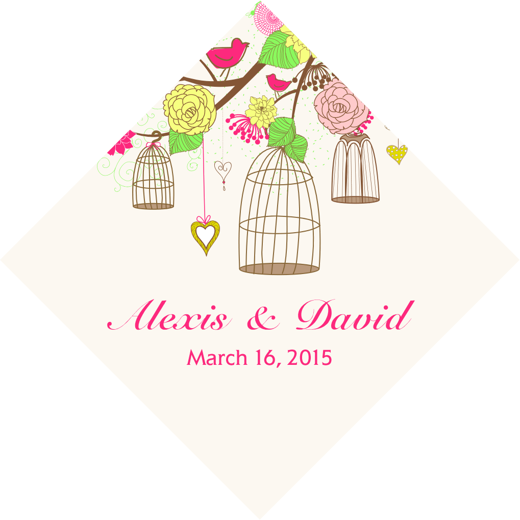 Bird Cages Custom Wedding Favor Tags And Gift Tagsdocuments - Illustration Clipart (1019x1019), Png Download