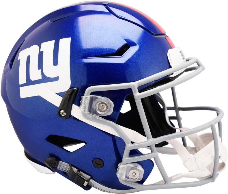 Giants Speed Flex Helmets - Nfl Football Helmets Clipart (800x678), Png Download