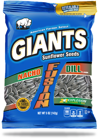 Nacho And Dill Flavor Fusion Sunflower Seeds - Dill Pickle Sunflower Seeds Clipart (600x600), Png Download