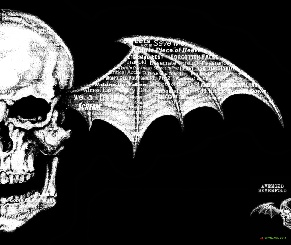 Deathbat Wallpaper - Avenged Sevenfold Album Art Clipart (973x821), Png Download