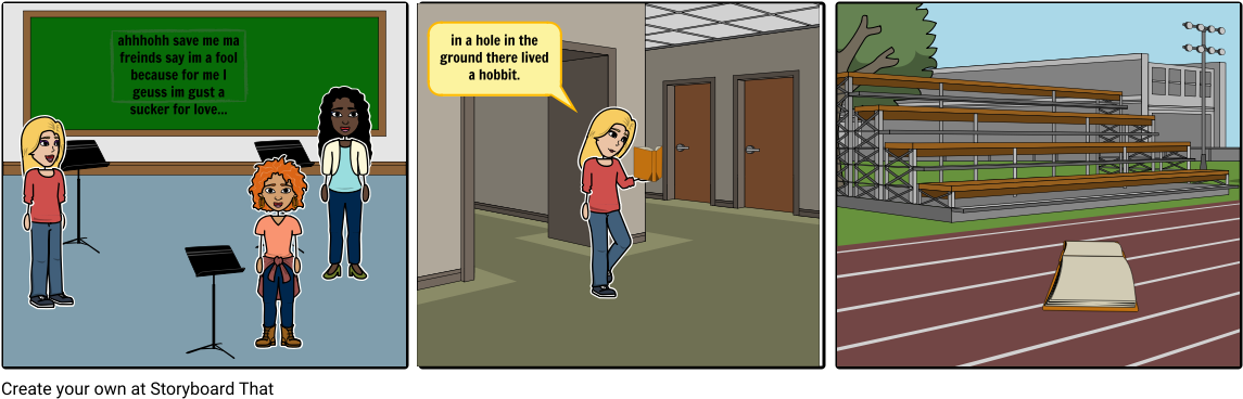 Book Lover - Cartoon Clipart (1164x385), Png Download