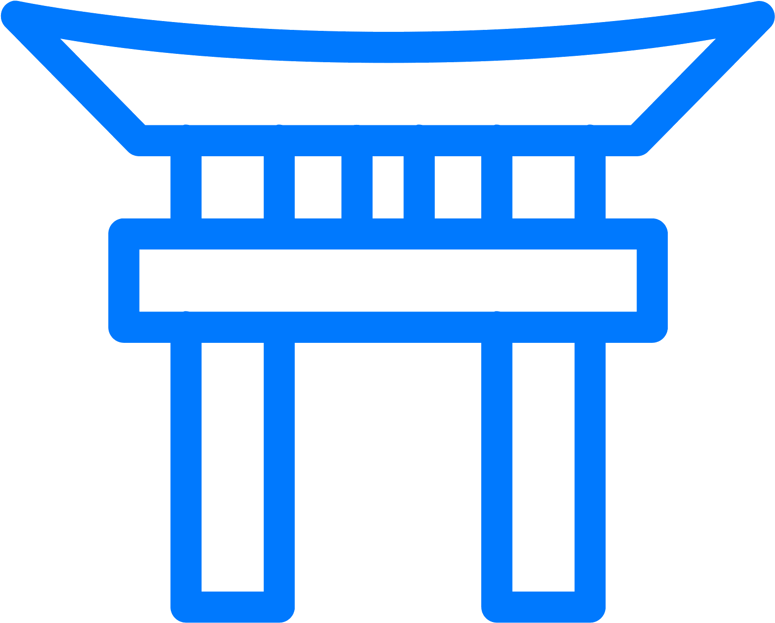 Shinto Shrine, Computer Icons, Torii, Blue, Angle Png - Edit Delete Icon Png Clipart (1600x1600), Png Download