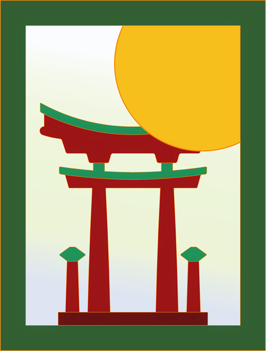 Torii Gate Vector Clipart (527x696), Png Download