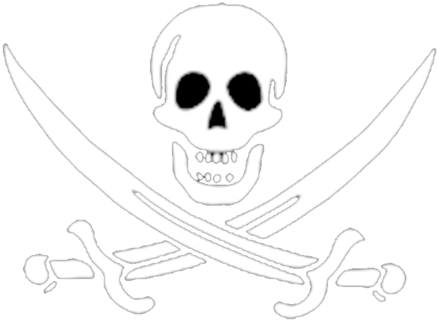 Calendar - Black Pearl Pirate Flag Clipart (1100x618), Png Download