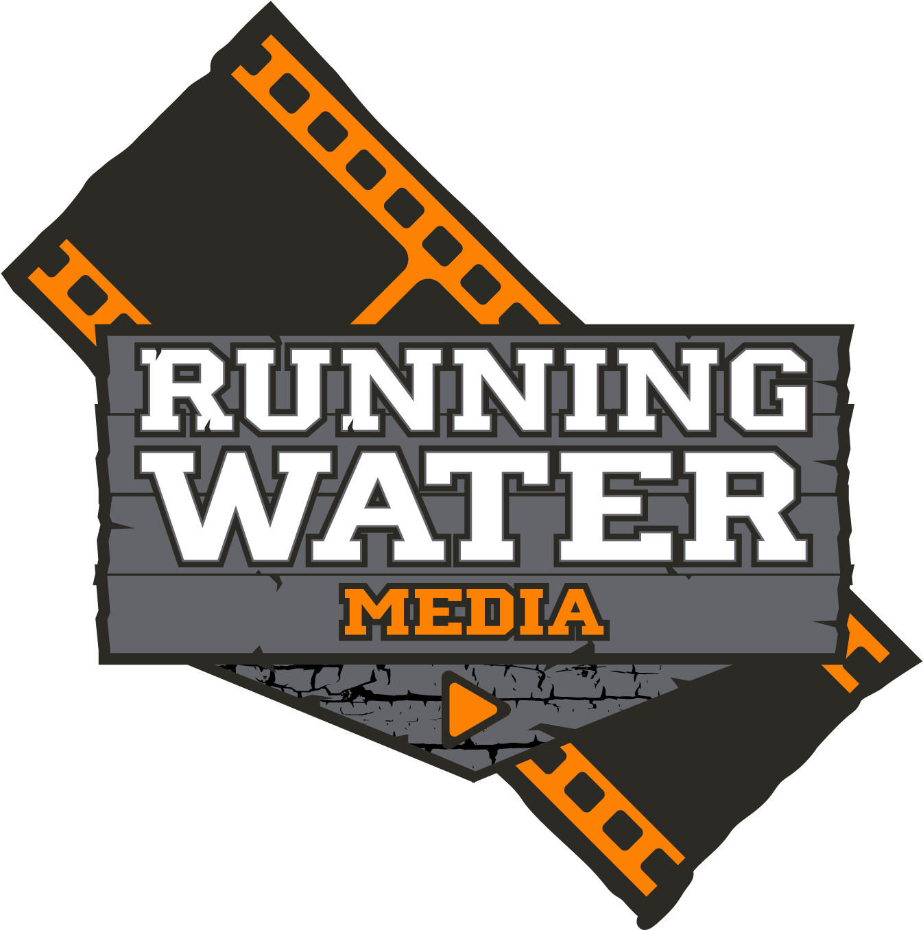 Running Water Media Films - Graphic Design Clipart (1891x1416), Png Download