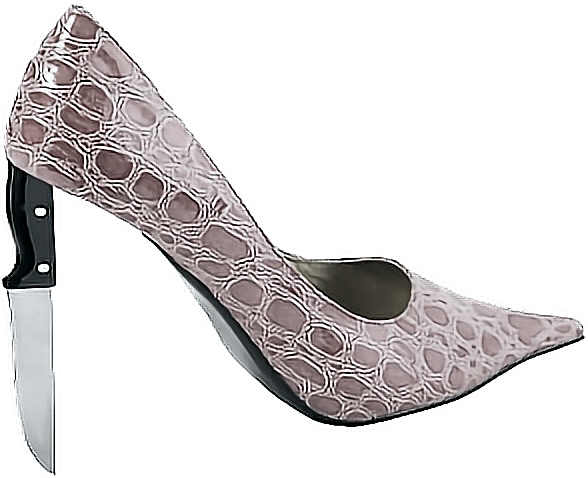 #heel #knife #stiletto #stilettos #fashion #moodboard - Γοβα Στιλετο Clipart (588x478), Png Download