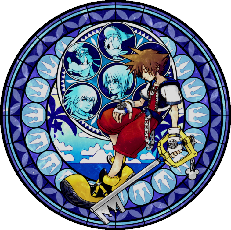 *warning* Mass Effect 3 Spoilers Inside - Kingdom Hearts Stained Glass Sora Clipart (757x755), Png Download