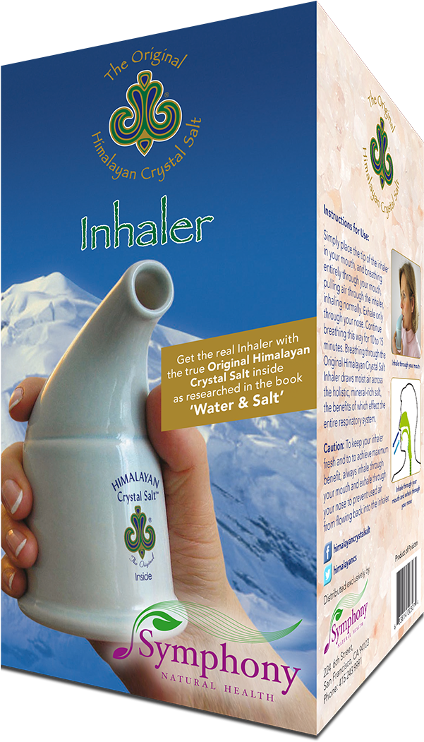 Gamma Breathe At Ease Salt Inhaler Clipart (600x1059), Png Download